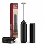 - Electric Milk Frother Stick Portable Handheld Coffee Foam Maker
