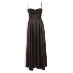Chocolate High Low Corset Dress