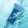 Waterproof Phone Pouch 3D Design Thick Case Friendly Clear Plastic Dry Bag For 20.32 Cm Smartphones With Neck Strap For Beach Cruise And Travel