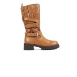 Polka Tractor Boot -brown