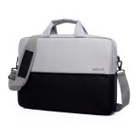 Sling Bag 15" Dual-color With Multiple Pockets Black grey – LB110