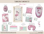 Cot Duvet Bedding Flamazing Flamingo Set