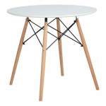 Smte Round Modern Dining Table With Keychain