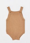 Cotton On Organic Knit Bubbysuit - Taupy Brown