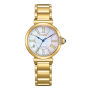 - Women Gold Stainless Steel Strap Watch - EM1062-57D