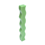 Wave Candle Cinnamon Pear Scented - Green