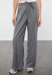 Boxer Detail Wide Leg wide Leg Woven Trousers - Grey