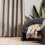Ultra Blockout Taped Curtain Natural - Standard 270CM W X 218CM L