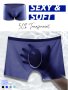 Men's Underwear Ice Silk Traceless Plain Color Semi-sheer Boxers Briefs Cool Transparent Breathable Soft Medium Stretch Comfortable Boxers Briefs