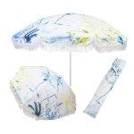 2.0M Beach Umbrella - Jane Appleby - Peaceful Forest - Inks
