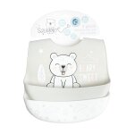 Baby 2 Pack Silicone Bibs Bear