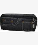 Brainware Dark Blue Denim Pencil Case