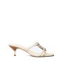 Miller Bomb Low Heel Sandal -cream