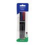 Marlin Precision Fineliner 3'S Assorted - Black/blue/red Pack Of 12