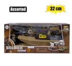 Boys Playset Combat 32CM Asstd