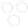 Craft White Flower Wreath Round Foam Ring Set Of 3 17.5CM -special