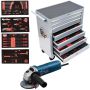 Bosch Stallion 7 Drawer Tool Trolley 188 Piece With Angle Grinder