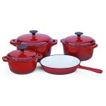 7 Piece Cast Iron Pots Set