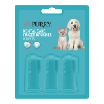 Purry Silicone Dental Care Finger Brushes Set For Cats And Dogs 3PCS