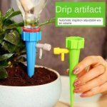 Automatic Drip Irrigation System For Potted Plants - Adjustable Watering Volume - Plastic Material - Suitable For Home Gardens A