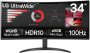 LG Ultrawide 34 Inch Curved Quad HD Monitor