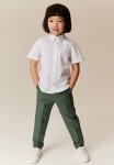 Short-sleeved Cotton Shirt - White
