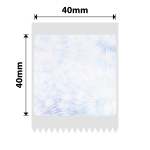 NB698 - - B1 B21 B3S B4 - 40X40MM - 180 Blue Letter Blue Tone Notebook Labels