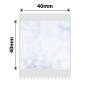NB698 - - B1 / B21 / B3S / B4 - 40X40MM - 180 Blue Letter Blue Tone Notebook Labels