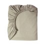 Fitted Sheet 144Tc Queen Natural