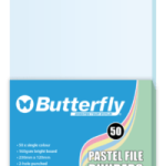 Strip File Divider – 160GSM Pastel – 50 Pack Blue – FIL066