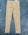 H&m Beige Cheetah Print Pants 4 5Y