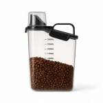 2.5LT Canister With Measuring Cup Clear