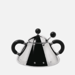 ALESSI Graves Sugar Bowl - Black