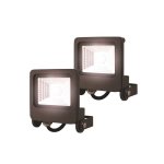 LED Floodlight 10W Twin Pack