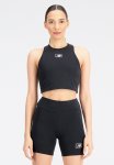 New Balance Nb Essentials Crop Top - Black