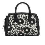 Pierre Cardin Charlie Satchel Bag In Black & White - Black & White Onesize