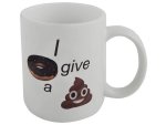 Emoji Doughnut Give A Poop - Sublimation Mug