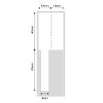 NB251 - - B1 B21 B3S B4 - 30X95MM - 80 White Cable Labels