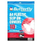 Butterfly A4 Plastic Cover 10 Pack & Tape