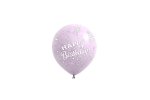 Party Happy Birthday Balloons 300MM Silver