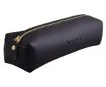 Noted Pu Slim Pencil Case Black
