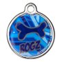 Rogz Id Tagz Small 20mm Metal Tag - Navy Zen