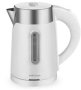 Mellerware Kettle Double Wall Cordless Stainless Steel White 0.8L 900W