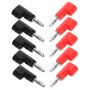 10PCS Stackable Banana Plugs Solderless Cross Type Speaker Wire Connectors