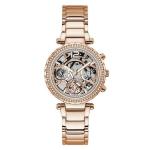 Guess Solstice Rose Gold Tone Multi-function Ladies Watch GW0403L3