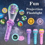 Fun Projection Flashlight: Stimulate Imagination With 32 Patterns And 4 Cards - Suitable For Ages 3-12