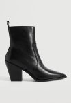 Rode O Leather Ankle Boot - Black