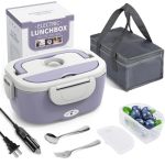 Electric Lunch Box Food Heater 3 In 1 Ultra Quick Heated Lunch Boxes For Adults 12V 24V 110V Portable Food Warmer For Car truck
