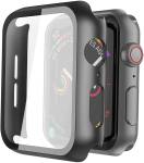 Hard Case Tempered Glass Screen Protector For Apple Iwatch - 40MM
