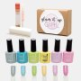 High-quality Glam Gel Uv Gel Nail Polish - 6 Piece - Pastel